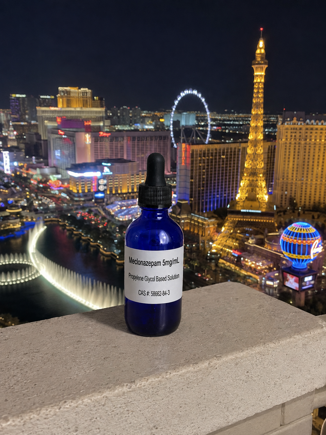 Meclonazepam 3mg/mL Solution